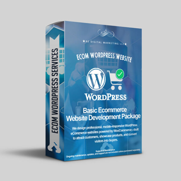 Basic eCom Responsive WordPress Website