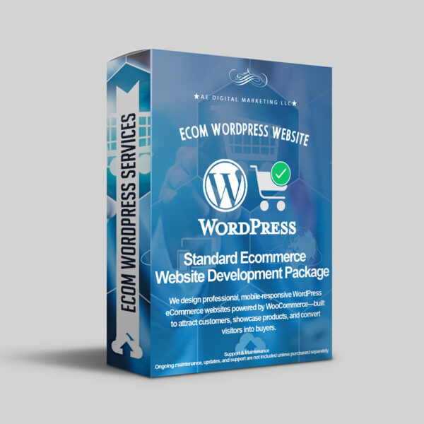 Standard eCom Responsive WordPress Website